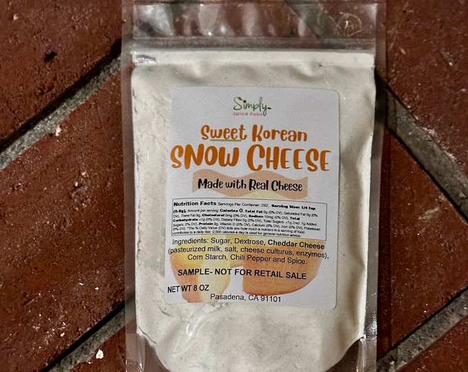Sweet Korean Snow Cheese Powder, Cheeseling Flavor