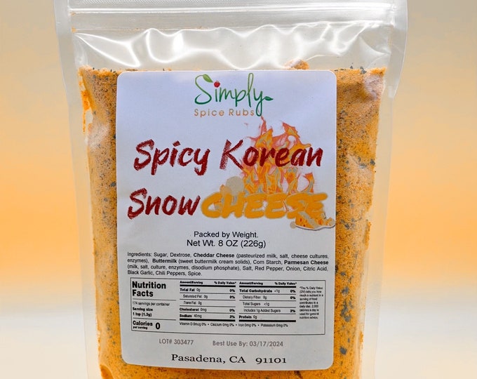 SPICY Korean Snow Cheese Powder