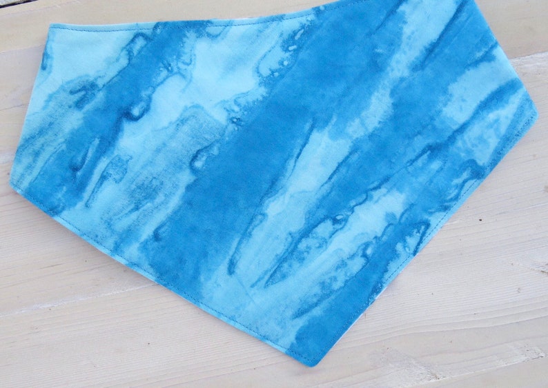 Blue Batik Dog Bandana Personalized Bandanna South West Bandana Dog Bandana tie dye Dog Scarf