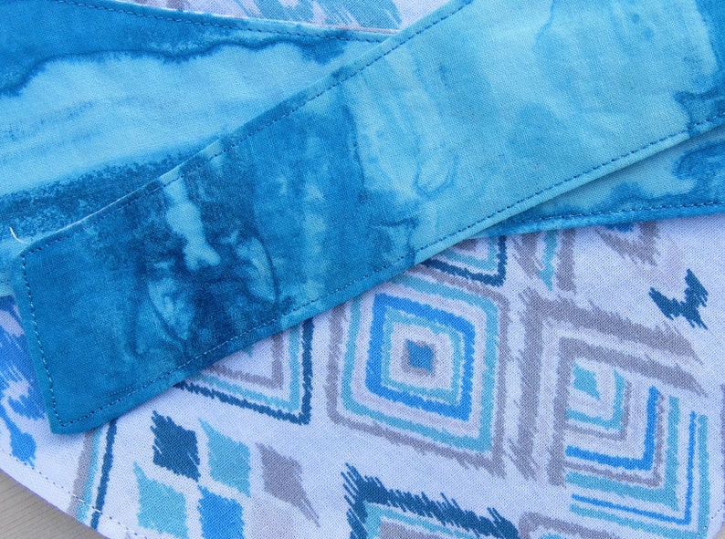Blue Batik Dog Bandana Personalized Bandanna South West Bandana Dog Bandana tie dye Dog Scarf