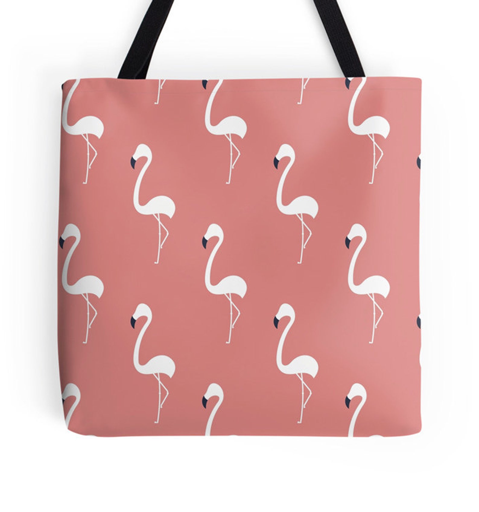 Flamingo Tote Bag Flamingo Purse Flamingo Handbag Retro Etsy