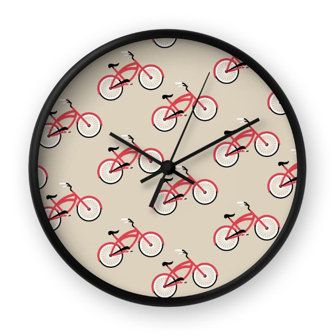 Bicycle Clock Bicycle Wall Clock Retro Wall Clock Retro Etsy