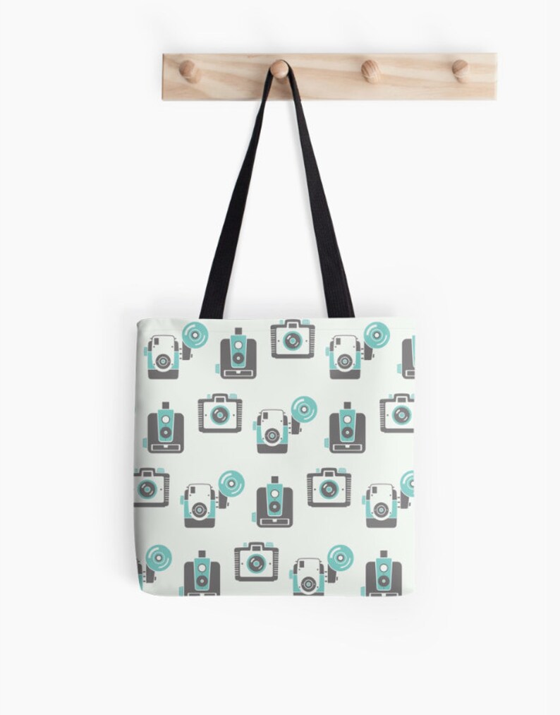 Camera Tote Bag Photography Tote Bag Vintage Handbag Etsy