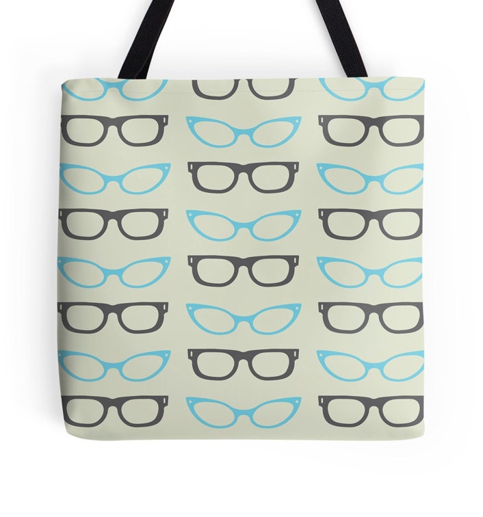 Eyeglasses Tote Bag Eyeglasses Purse Eyeglasses Handbag Etsy