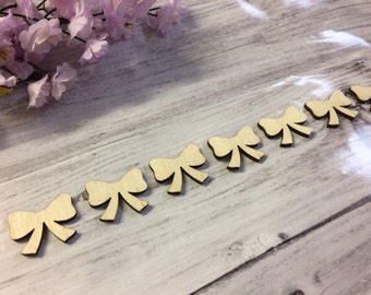 Flowers Wooden 3mm Thick Craft Shapes Pack of 10