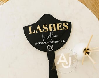 Accesorio facial personalizado para redes sociales con artista de pestañas / Decoración de salón