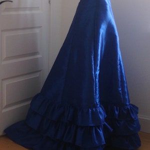 Victorian style ladies full length,new Petticoat/underskirt with frill,lace 