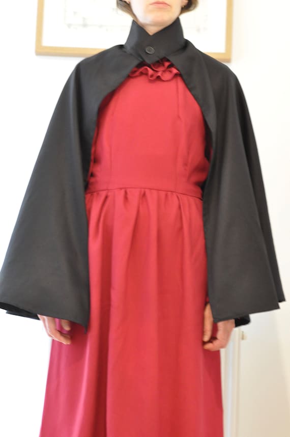 Victorian Style Twill Cape, Ladies Costume, Fancy Dress (Sizes 4-30)