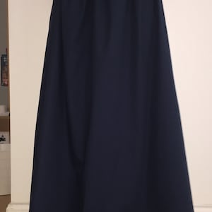 Civil War Style Damenrock, volle Länge (98-100 cm), flieder, schwarze Größen 4-30, Baumwolle Poplin oder Wolle