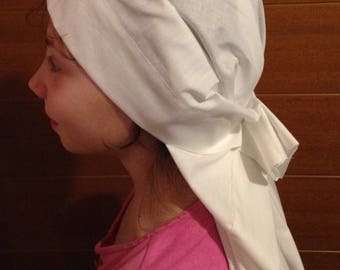 Handmade adult World War I style VAD Nurse Headscarf/Hat/Headgear/Veil