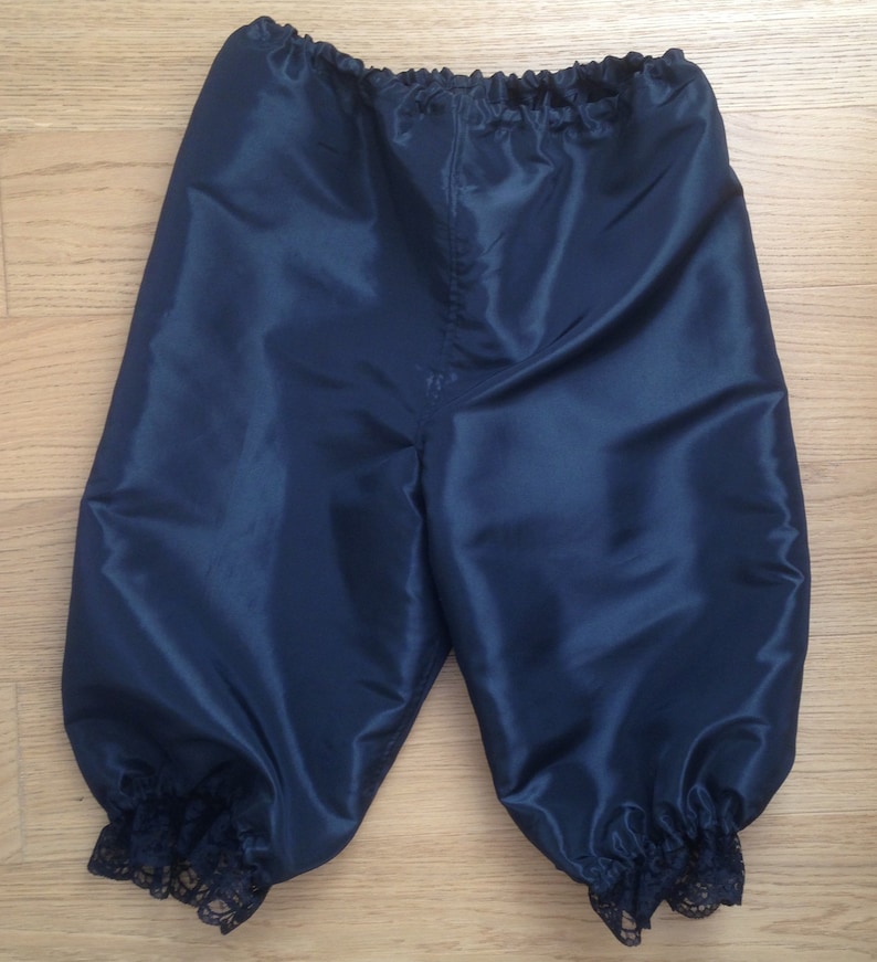 sizes 4-30 taffeta Victorian Edwardian style Bloomers with frill and lace underwear pants capris knickers drawers Steampunk