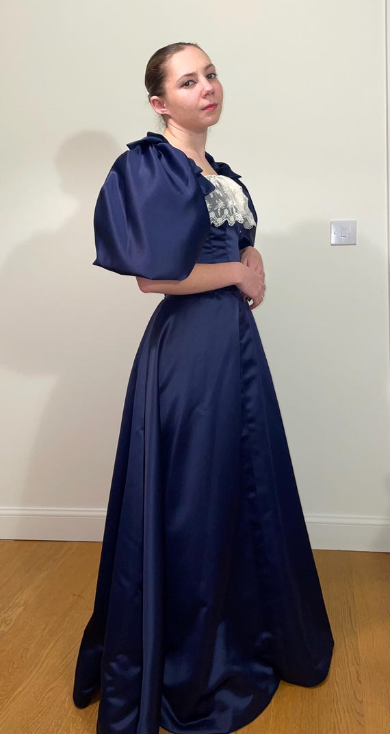 1890s evening dress House of Worth Evening Gown, 1890s