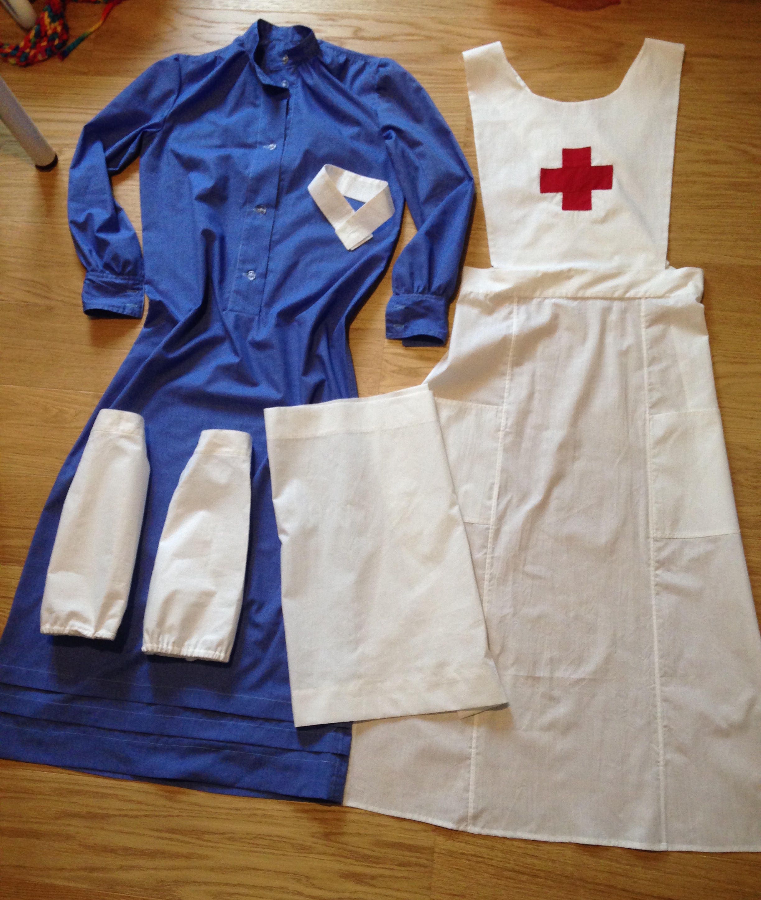 VAD Red Cross Nurse Uniform Style WW1 WWI Historical Costume Etsy