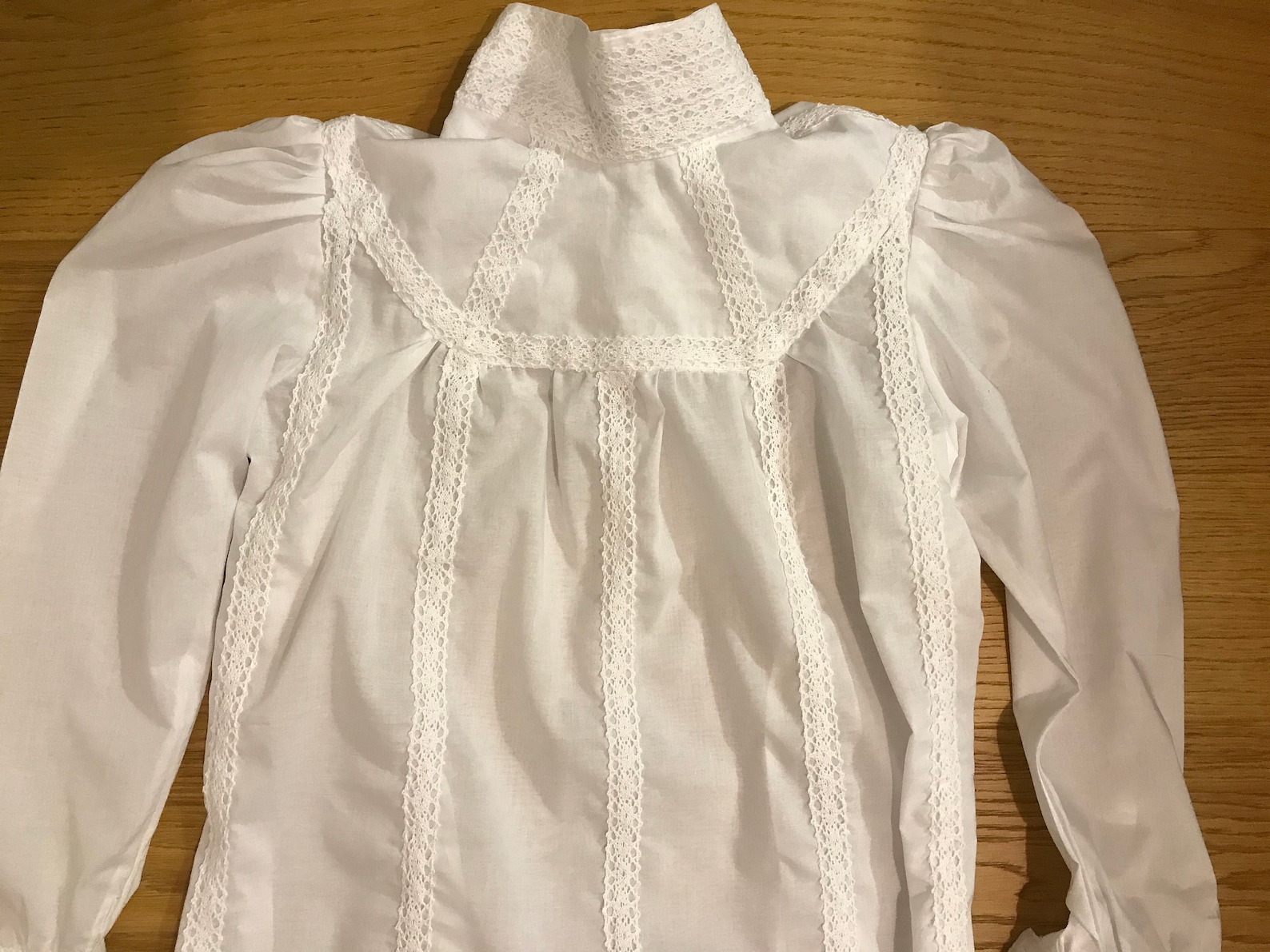 Victorian Edwardian Style Women Girls Blouse Long Sleeve - Etsy