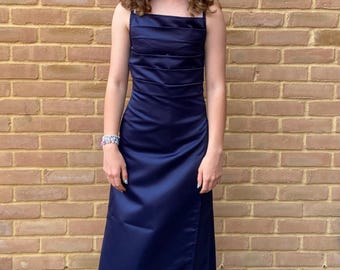 Evening dress, back zipper closure, sleeveless, sizes 6-8 only