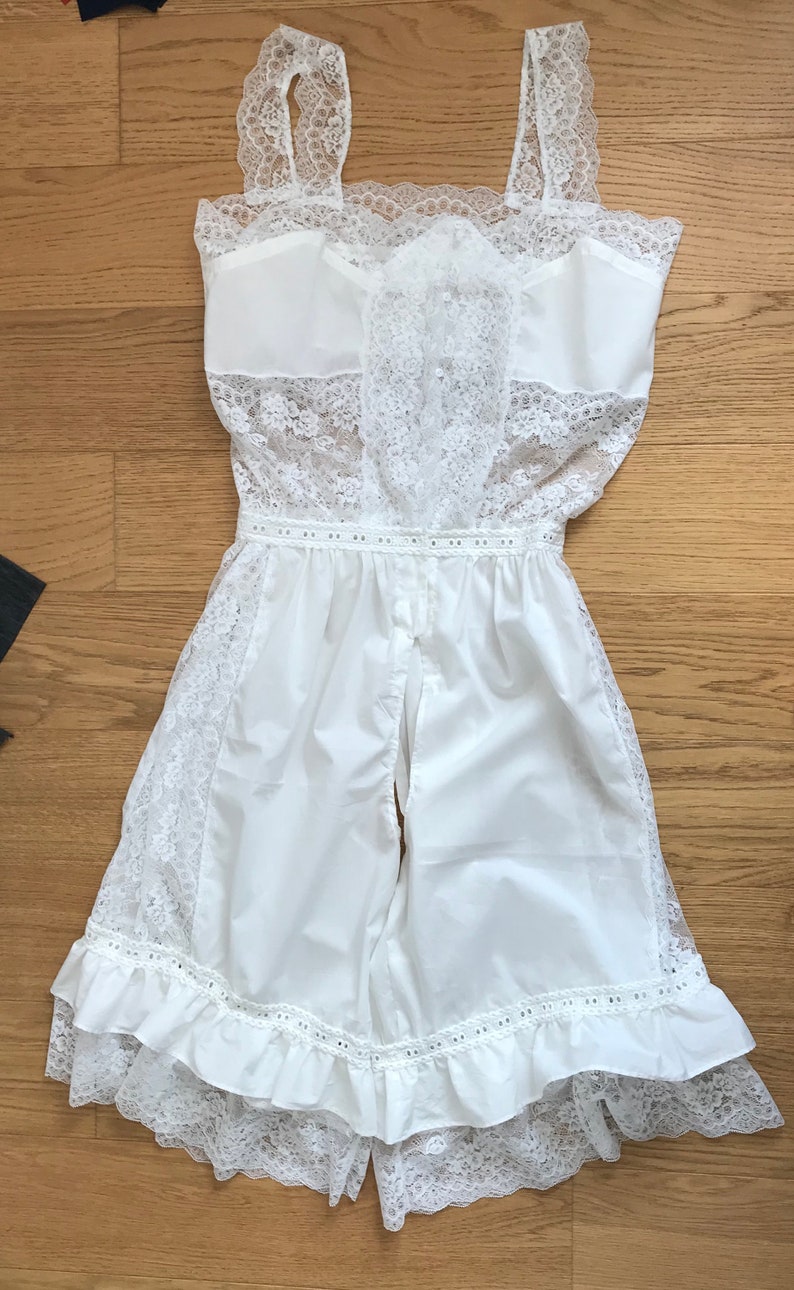 Buy Victorian Underwear, Vintage Bloomers, 1800s Clothing, Historical  Clothes, Vintage Nightwear, Cotton Undergarments, Duchess Morning in White  Online in India 