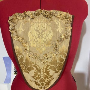 Bespoke 18th century style stomacher, boned (steel)