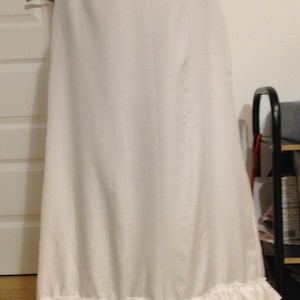 Petticoat/underskirt Late Victorian Edwardian style ladies, maxi full length trumpet skirt, sizes 4-30
