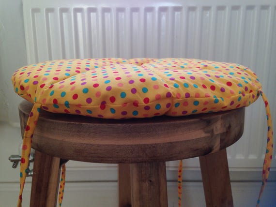 Round stool with cushion sales