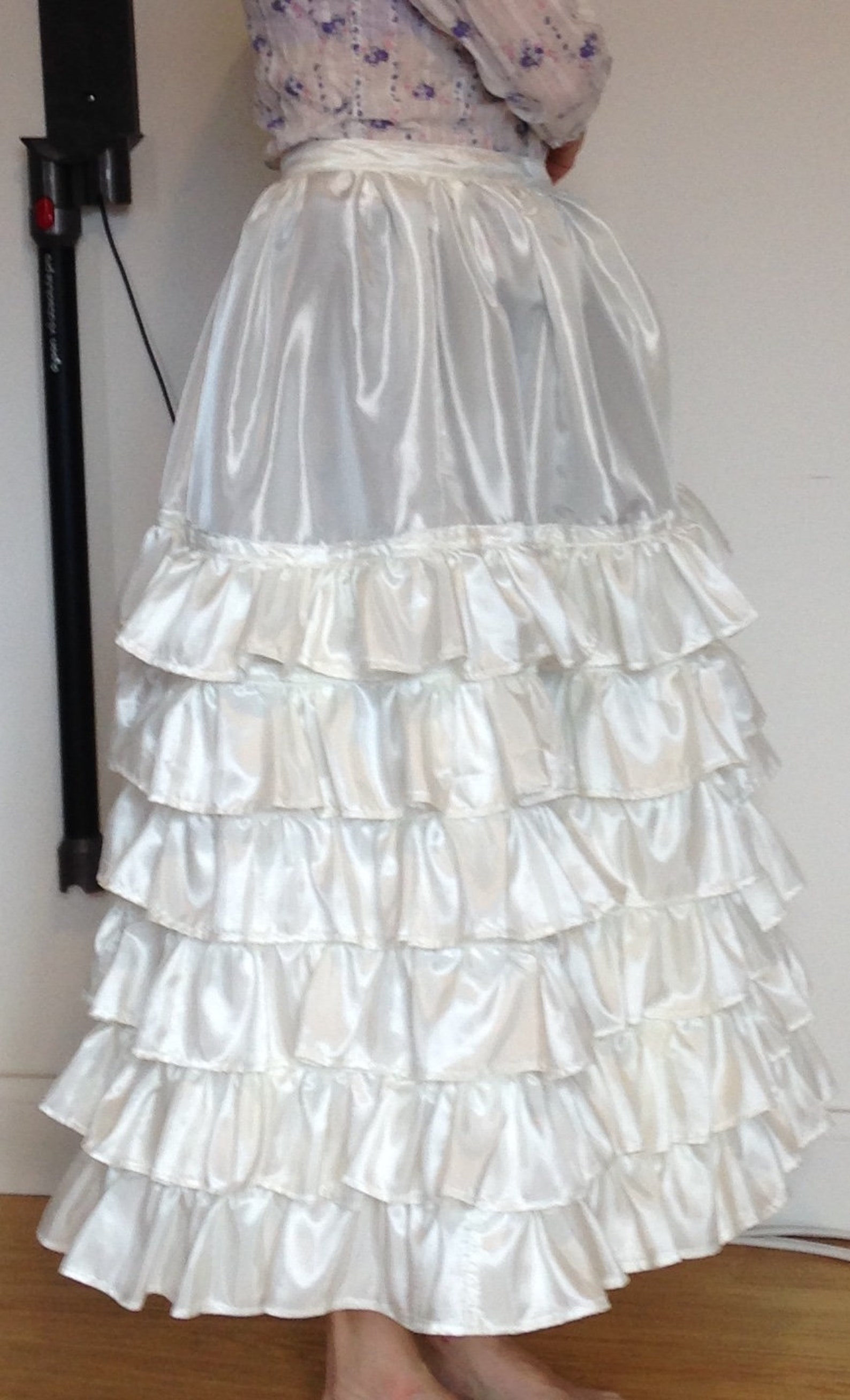 Petticoat/underskirt Victorian Style 1850s Ladies Maxi Full - Etsy