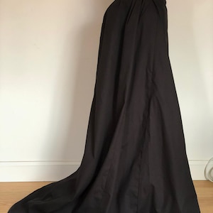 Victorian style (1880-84) ladies Skirt, full length, with train, tail sizes 4-30