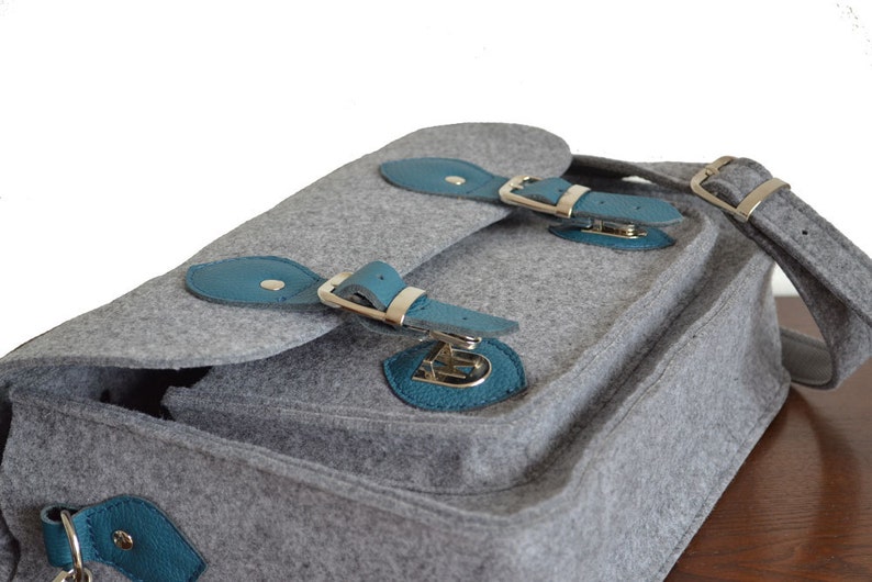 MESSENGER Bag Felt Laptop Bag LAPTOP BAG 13-inch Felt Messenger Bag Felt Crossbody Bag Felt Purse Felt Office Bag