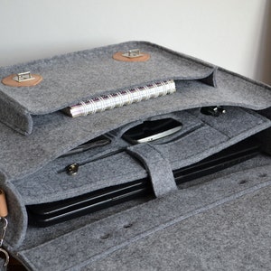 TORBA FILCOWA, Torba na LAPTOPA 13 cali - Torba kurierska - Torba na ramię z filcu - Torba na laptopa 13 cali - Torba na ramię z filcu - Torba na laptopa - Torba listonoszka z filcu