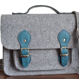 Sac en feutre Sac Messenger Sac Crossbody Bag - Felt Satchel Macbook Pro 15 pouces Sac LAPTOP BAG 15 POUCES Sac pour ordinateur portable Sac pour ordinateur