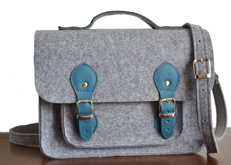 MESSENGER Bag Felt Laptop Bag LAPTOP BAG 13-inch Felt Messenger Bag Felt Crossbody Bag Felt Purse Felt Office Bag