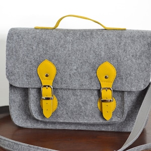 Bolso bandolera de fieltro para portátil: bolso personalizado para MacBook Pro de 13 pulgadas