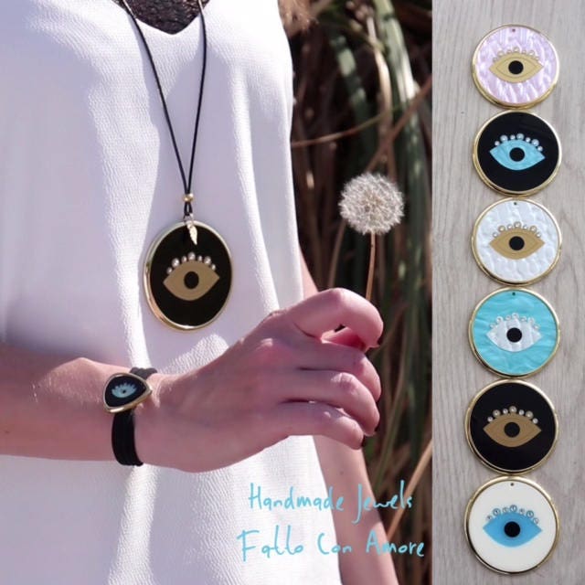 Swarovski evil eye - Etsy 日本