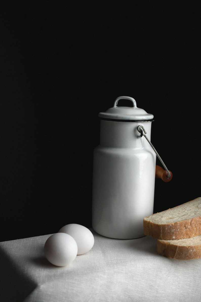 farmhouse wall decor Eggs Kitchen decor set of 3 food print Fine art photography rustic wall art Milk and Bread kitchen art print