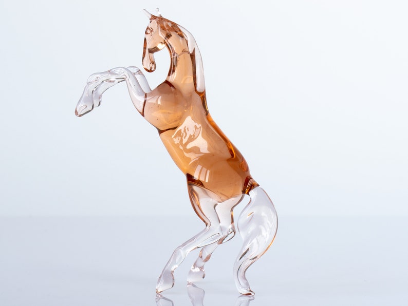 blown glass horse