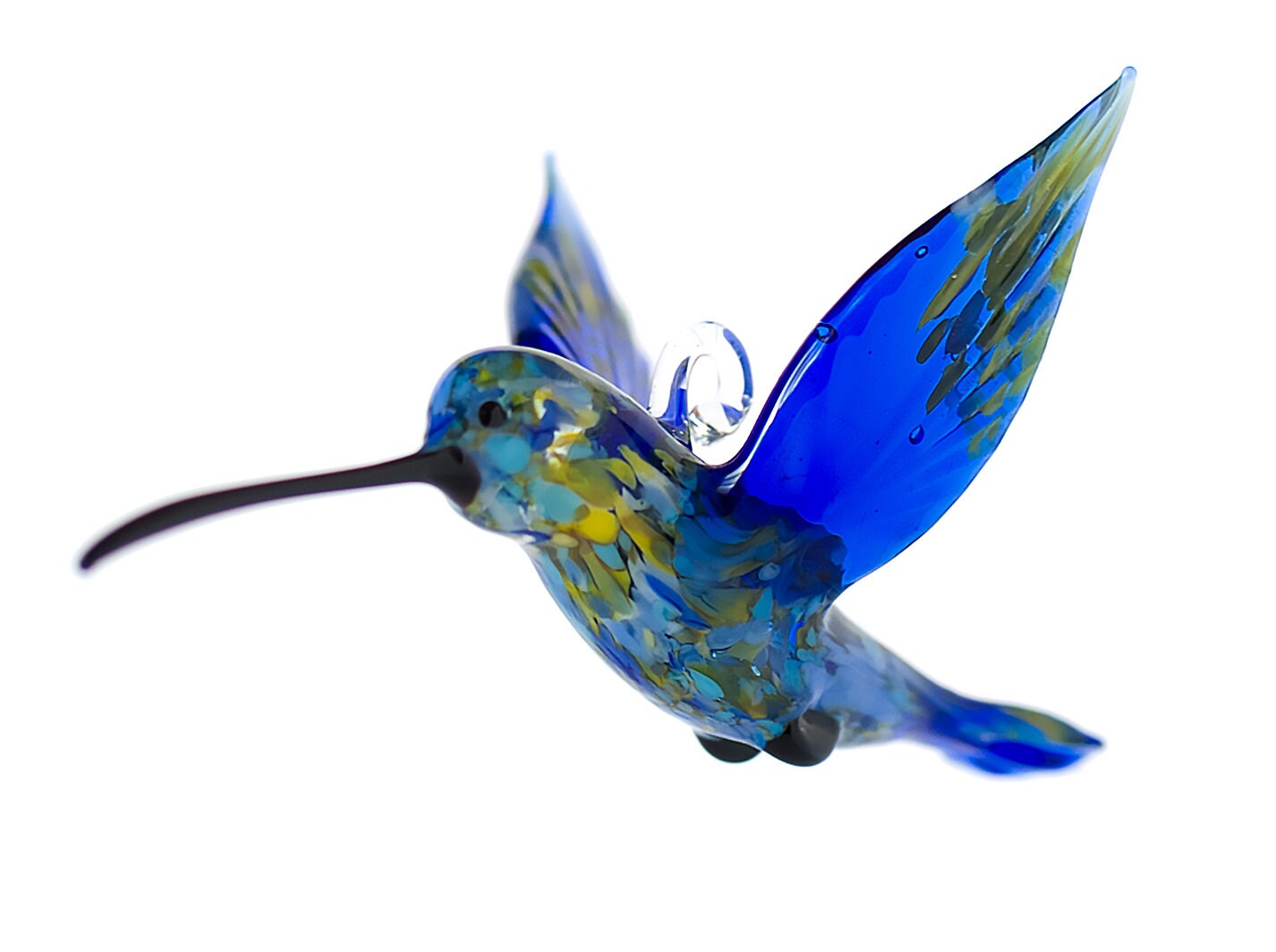 Blown Glass Hummingbird Art Birthdays Gift for Home and | Etsy
