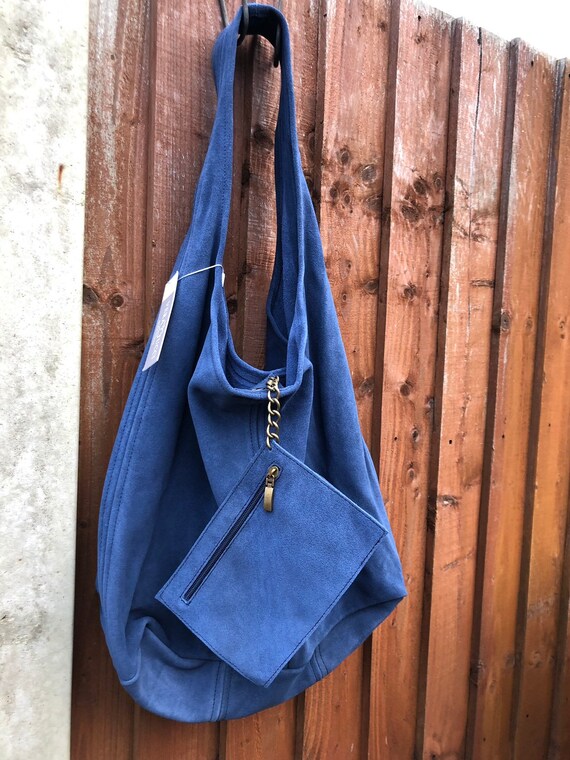 blue slouch bag
