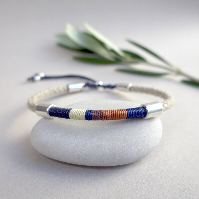 Nautical Bracelet for Men Handmade Mens Bracelet Nautical Etsy