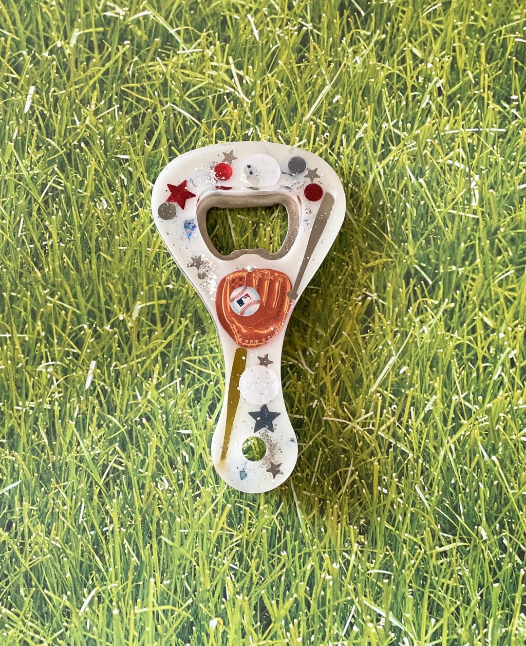 Baseball Bottle Opener Etsy