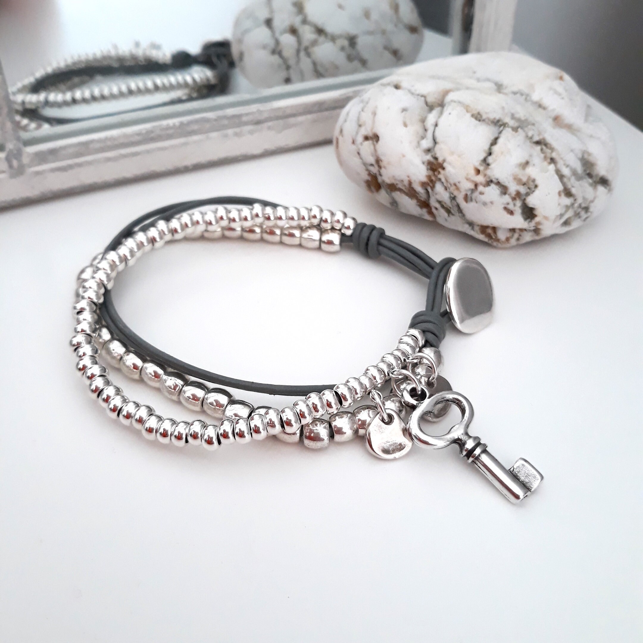 ブレスレット Numbering Two Layered Bracelet #7919 5SA091 S101fb726b4cc4485afb8fb5a6d61c