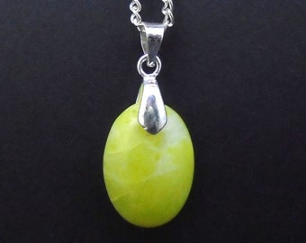 Scottish Highland Marble Pendant - Silver Plated Necklace