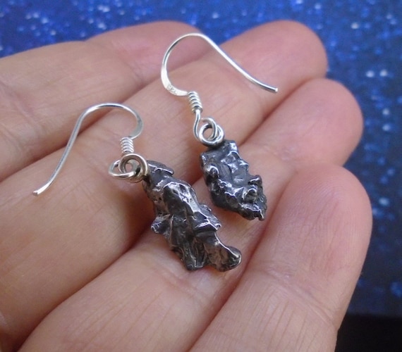 Echter Campo Del Cielo Meteorit In Sterling Silber - Einzigartiger Anhänger