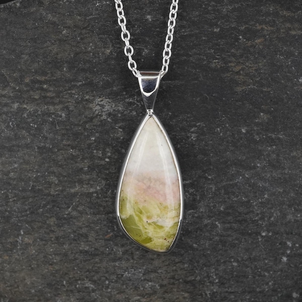 Rare Pink Skye Pendant - Scottish Cuillin Mountains, Isle of Skye, Hand Mined