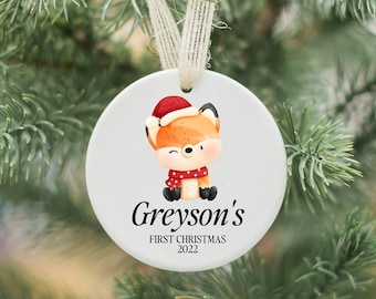 Baby's First Christmas Ornament, Personalized New Baby Boy & Girl Ornament 2022, Baby Name Christmas Gift, Custom Ornament Baby Keepsake