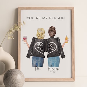 30 Reasons Friendship Print, Gift, Best Friend Gifts, Custom, 50, 40, Close  Friend Christmas Gifts, Reasons Why, Bestie 