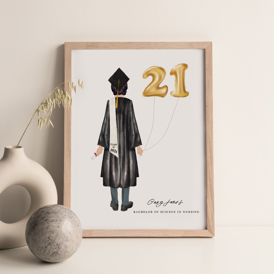 Personalized Graduation Print College Graduation Gift For | Etsy