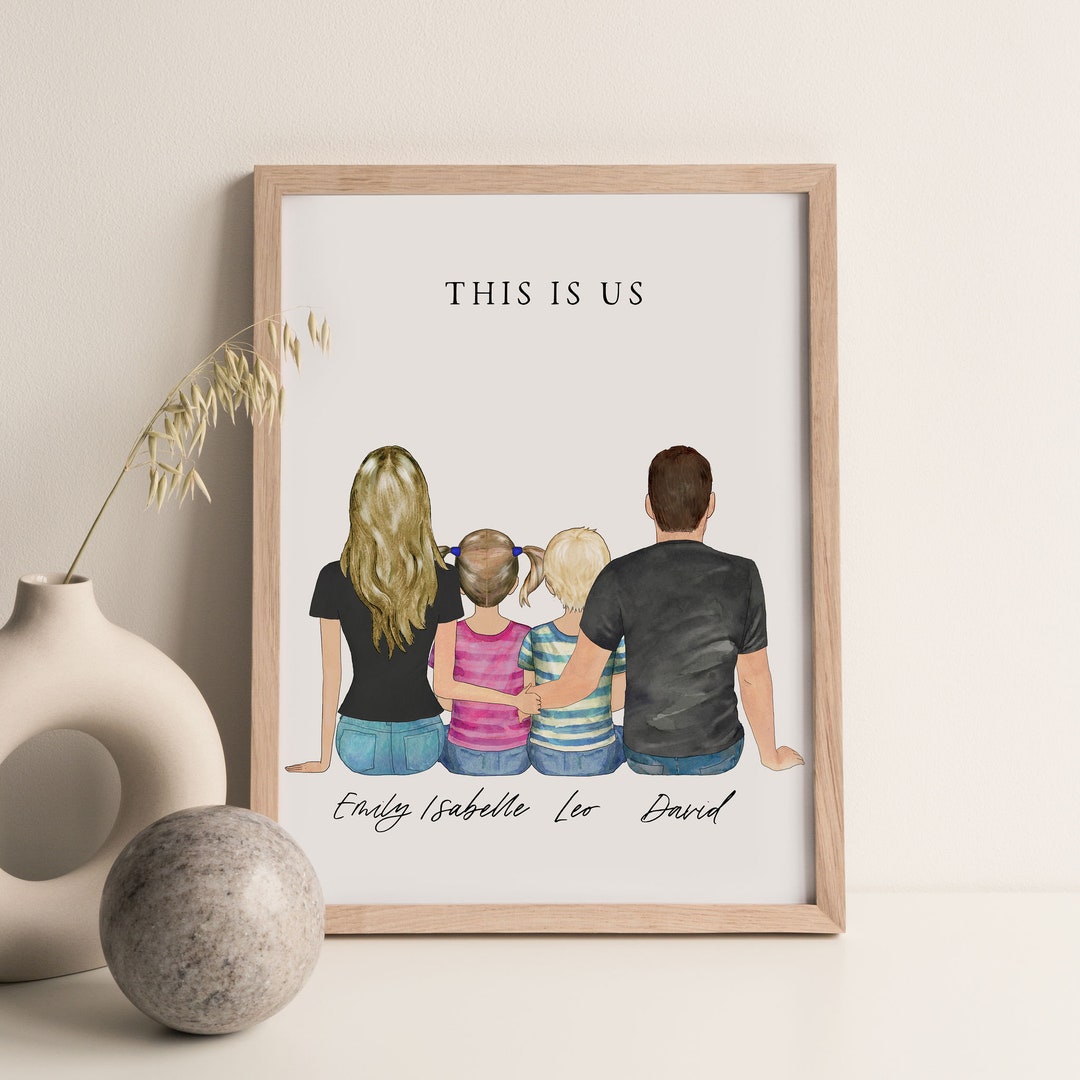 Personalized Wall Art, Mom Gift From Daughter, Mom Birthday Gift