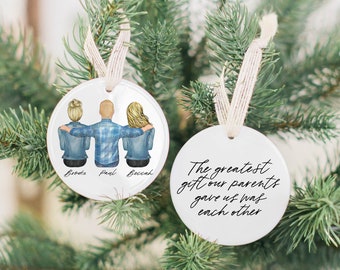 Personalized 2023 Christmas Ornament for Brother Christmas Gift From Sister, Brother Ornament Gift for Brother Birthday, Custom Brother Gift