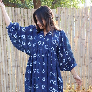 dark blue boho dress Royal' Blue Boho Maxi Dress  Boheme Willow