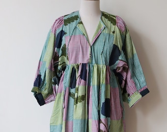 Cotton Midi Dress for Women, Hand Block Print Dress, Boho Summer Dress, Indian Cotton Dress, Casual Vacation Dress