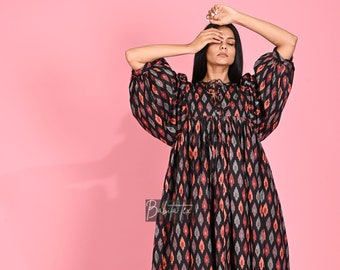 pochampally cotton dress designs Cotton Pochampally Ikat dress XL