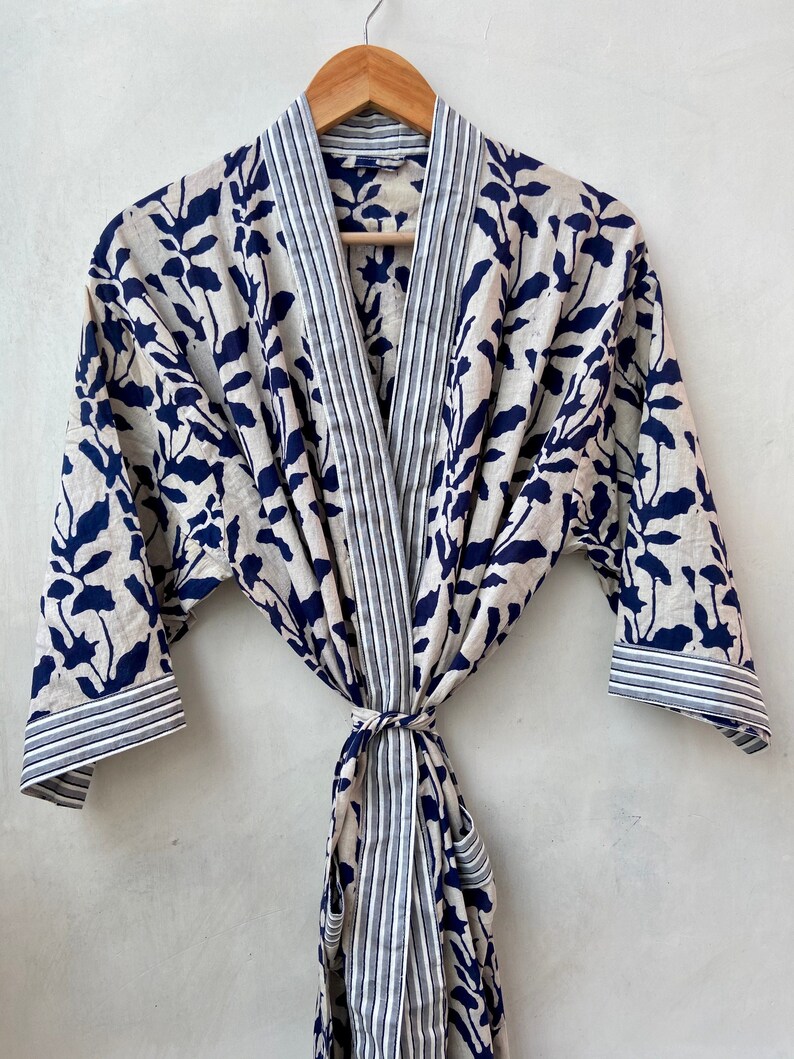 block print robes